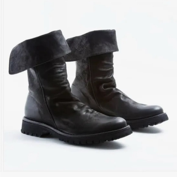 Fiorentini + Baker Distressed Ella Black Moto Boots - Picture 12 of 12